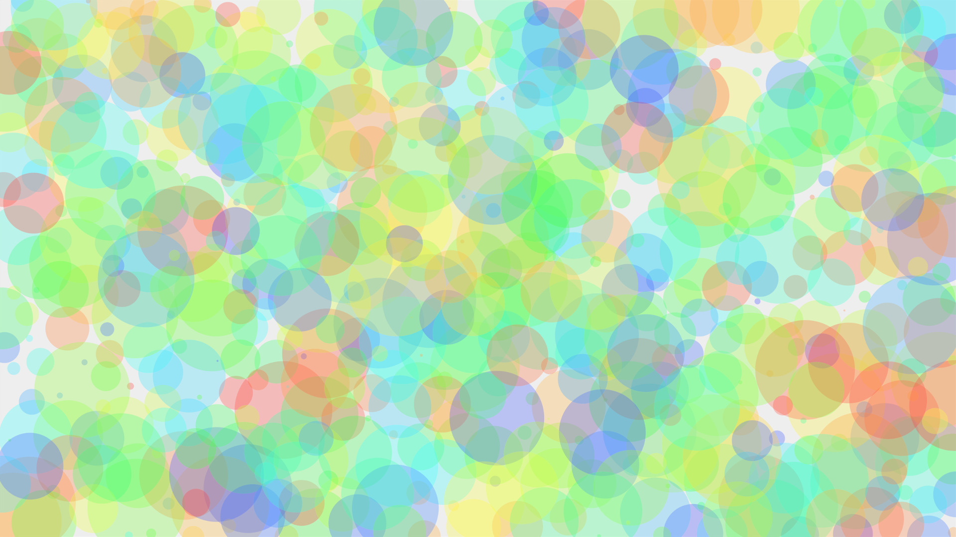Poisson circles colorful